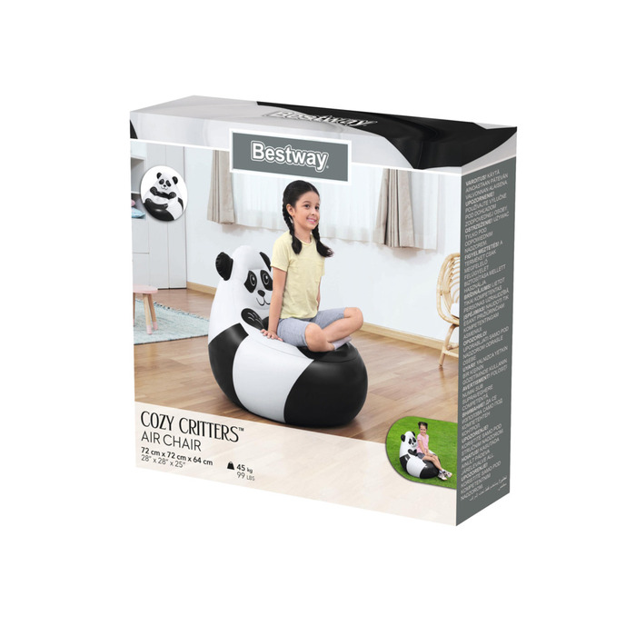 Bestway Cozy Critters oppblåsbar stol – panda